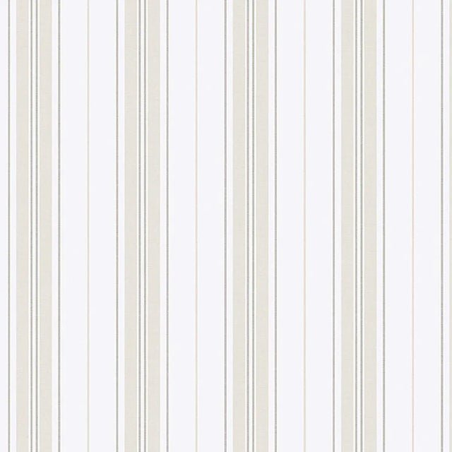 Boråstapeter Hamnskär Stripe Wallpaper In Naturals For Sale