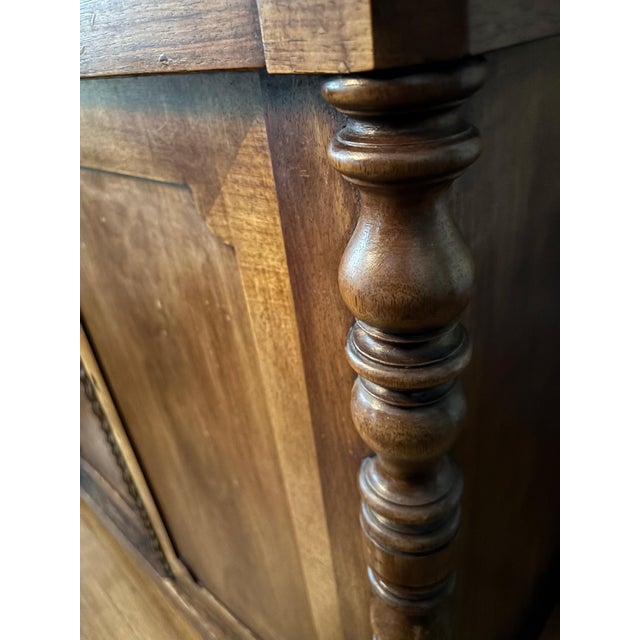 Mid 19th Century Walnut French Buffett For Sale - Image 9 of 12