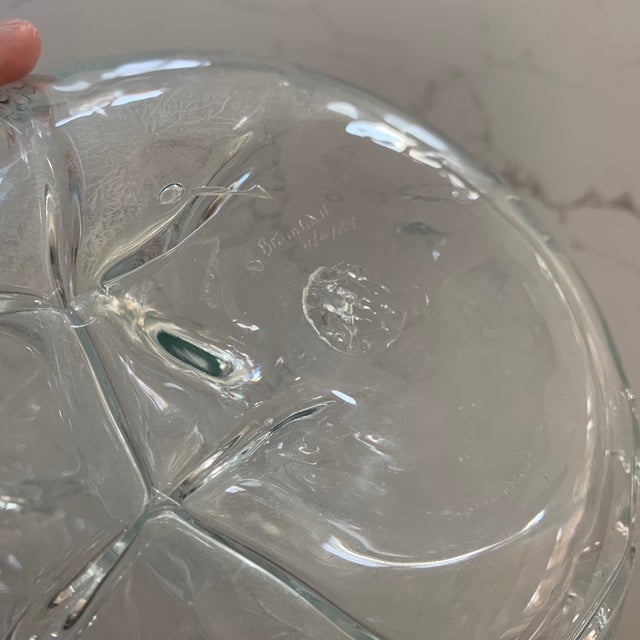 1980s Modern 1980s Peter Bramhall Hand Blown Glass Sculpture For Sale - Image 5 of 7