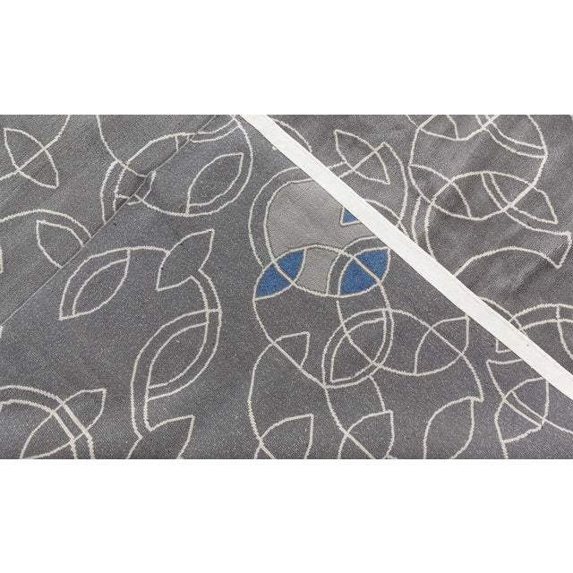 Modern Tibetan 'Hummingbird' Silk and Wool Rug by Doris Leslie Blau For Sale - Image 9 of 9