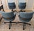 Chromcraft Milo Baughman Style Chromcraft Swivel Office or Dining Chairs - Set of 4 For Sale - Image 4 of 17