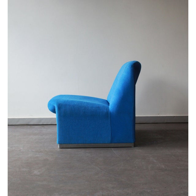 Blue Alky Lounge Chair by Giancarlo Piretti for Anonima Castelli, Italy, 1969 For Sale - Image 8 of 11