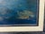Theo Dodge Signed Painting, Green (Blue) Heron, Water Lilies and Dragonfly For Sale - Image 4 of 11