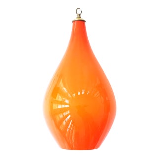 Holmegaard Cased Glass Pendant Light For Sale