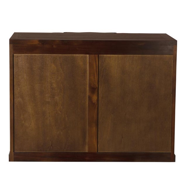 Wood NOIR Kiss Dresser, Hand Rubbed Brown For Sale - Image 7 of 10