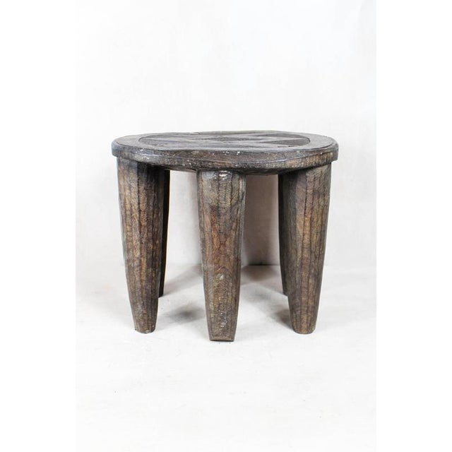 Nupe Table or Stool in Wood For Sale - Image 5 of 5