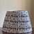 Vintage Blue and White Jacobean Style Floral Pleated Lampshade For Sale In Baltimore - Image 6 of 17
