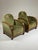 Set of two French Art Deco armchairs/club chairs. Originating in France. Made around 1930-1940. with a solid hardwood...