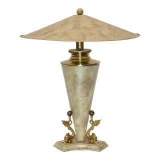 Asian Modern Table Lamp by Bauer Lamp Co For Sale