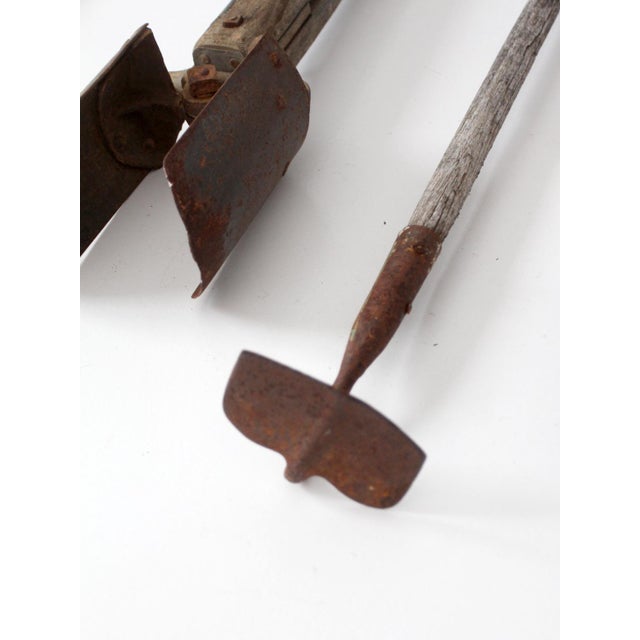 Wood Antique Garden Tool Collection For Sale - Image 7 of 18