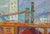 Realism 1980s Original Industrial Oil Painting: Socialist Realism, Ukrainian Art 34,5-50 For Sale - Image 3 of 6