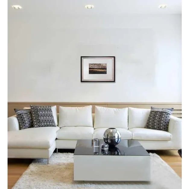 Georges Braque Limited Edition Lithograph. Les Champs, Ciel Bas, 1956/57. Plate Size: 34.2 x 20.5cm. Frame Size: 23 1/2 x...