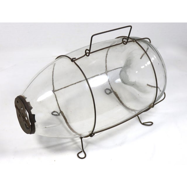 Antique Fisherman Glass Minnow Bait Trap Chairish