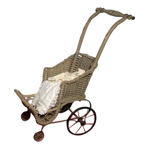Antique Decorative Child’s Perambulator Baby Carriage