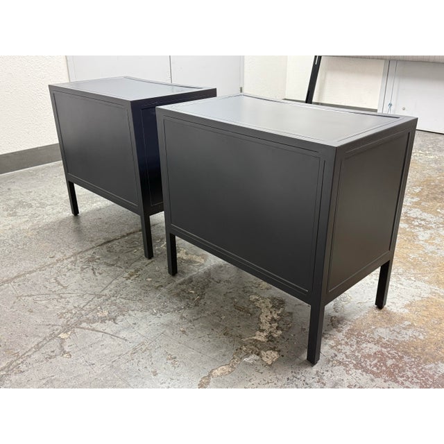 Metal Made Goods Parker Double Nightstands, Pair For Sale - Image 7 of 12