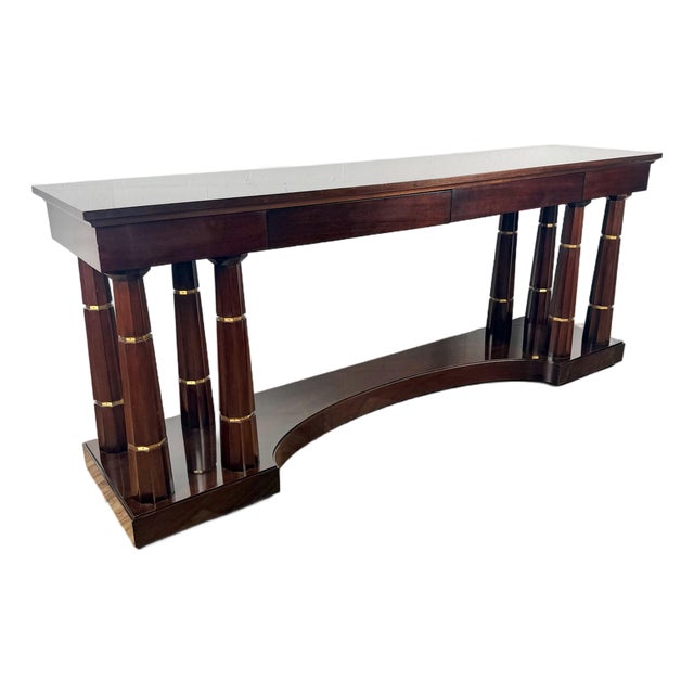 Baker Furniture for Thomas Pheasant Collection Column Console Sideboard For Sale
