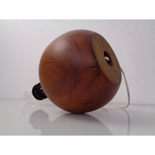 Vintage Teak Table Lamp from Domus, 1960s For Sale - Image 16 of 18