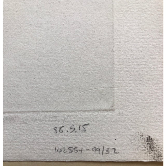 Shulamith Wittenberg Miller, Modernist "I Am Black But Comely" Etching Israeli Judaica Bezalel School Woman, 1963 For Sale In Miami - Image 6 of 7