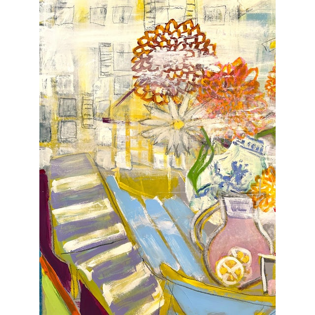 Large Painting "Lemonade Summers" Original by Shann Spishak For Sale - Image 4 of 11