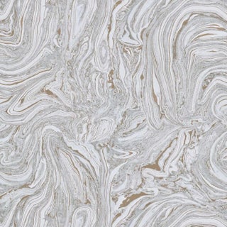 Harlequin Makrana Wallpaper in Smoke - a Sample For Sale
