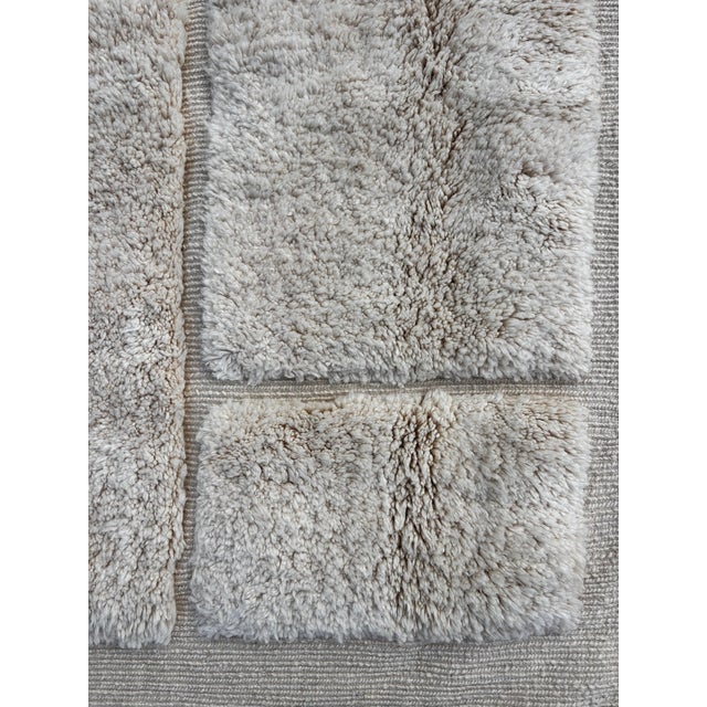 Bauhaus Moroccan Beni Ouarain Wool Rug, 1990 For Sale - Image 3 of 10
