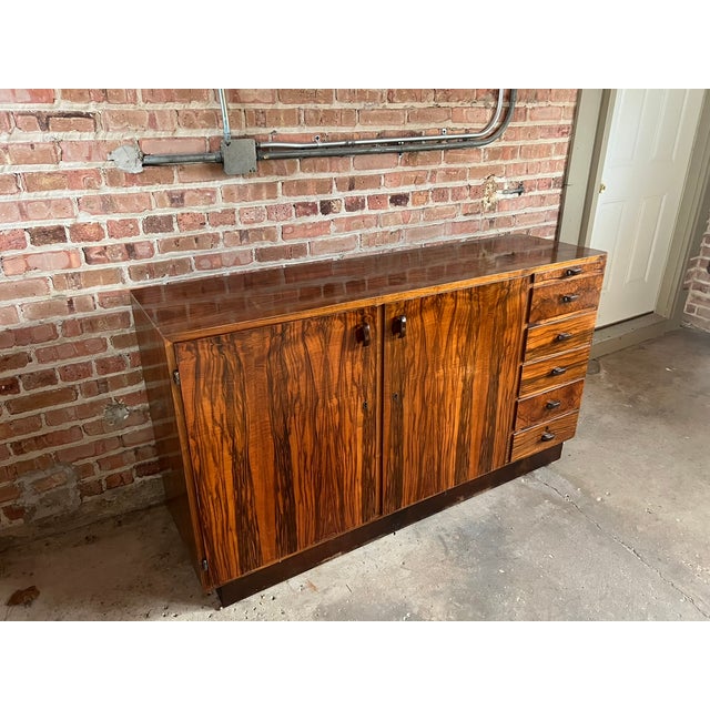 1960s Vintage 1960's MCM Dresser, Buffet, Cabinet With Drawers For Sale - Image 5 of 5