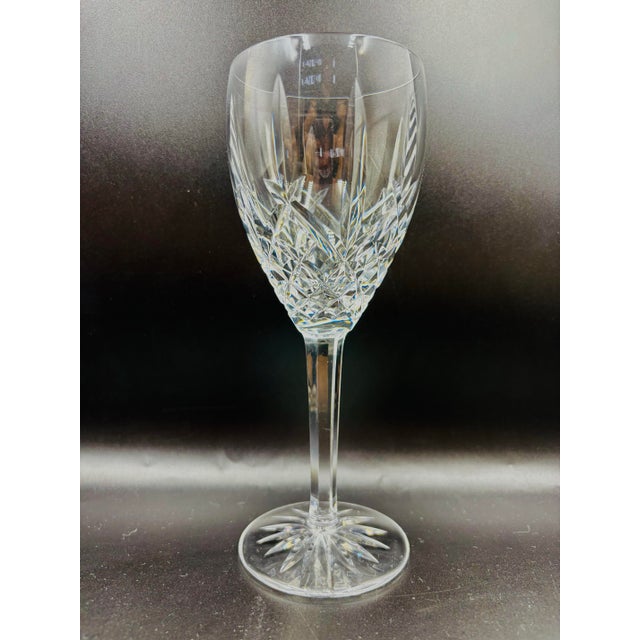 Late 20th Century Late 20th Century Waterford Crystal Araglin Wine/Water Goblet For Sale - Image 5 of 10