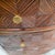 Late 20th Century Pair of Lineage Home Woven Rattan Front and Leather-Clad Bow Front Chest of Drawers For Sale - Image 9 of 18