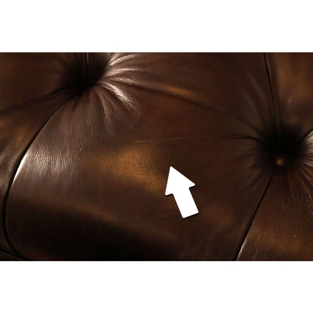 Hancock & Moore Tufted Leather 'Robinson' Cocktail Ottoman For Sale - Image 9 of 18