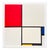 Piet Mondrian, Mondrian Composition No. III, 1983, Screen Print, Framed For Sale