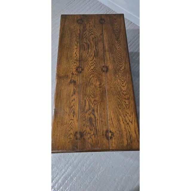 Plank Coffee Table in Oak For Sale - Image 5 of 8