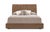 Contemporary Lancaster Modern Transitional Vertical Channel King Platform Bed For Sale - Image 3 of 6
