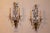 Exceptional Maison Bagues France Rock Crystal Floral Two-Light Wall Sconces a - Pair For Sale - Image 11 of 11
