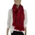 Late 20th Century Louis Vuitton Red Thick Wool & Silk Scarf For Sale - Image 5 of 8