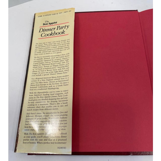 American 1983 the Bon Appetit Dinner Party Cookbook For Sale - Image 3 of 8
