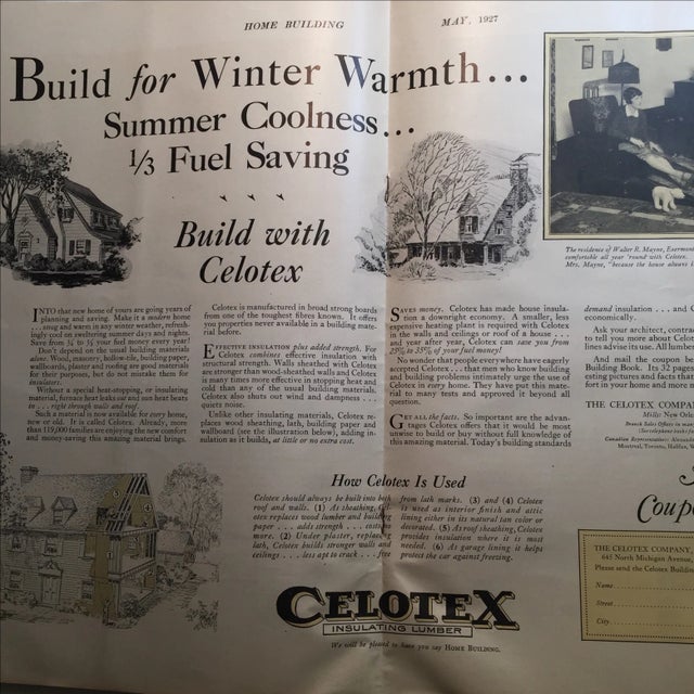 Paper Home Building 1927 Chicago Trade Magazine For Sale - Image 7 of 11