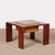 Brown 20th Century Square Wooden Coffee Table For Sale - Image 8 of 8