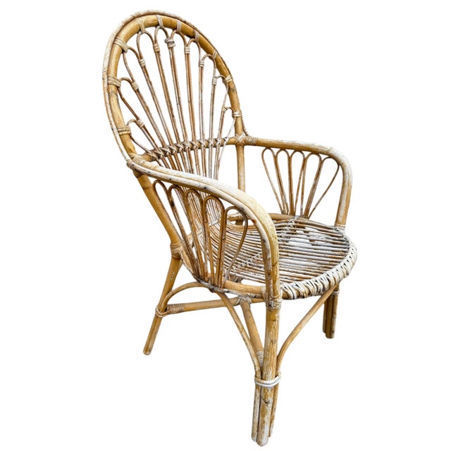 Beautiful rattan armchair from the 60s from the Netherlands