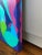 Abstract Original Painting in Fuchsia and Turquoise For Sale In Philadelphia - Image 6 of 7