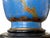 Antique 19th Century Chinese Cloisonné Vase Lamp With Cherry Blossoms & Swallows on Cobalt Blue Ground, 18" For Sale - Image 10 of 15