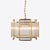 Mid-Century Modern Small Brass Monte Carlo Chandelier from Pure White Lines For Sale - Image 3 of 11