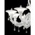 Traditional White Venetian Murano Glass Ca Rezzonico Chandelier with Transparent Accents by Simoeng for Simoeng For Sale - Image 4 of 7