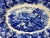 Antique Wedgwood Platter in Blue & White Landscape Pattern Made in England - Circa 1906 Gorgeous deep cobalt blue enhances...