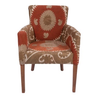 Suzani Chair - Traditional Bergere For Sale