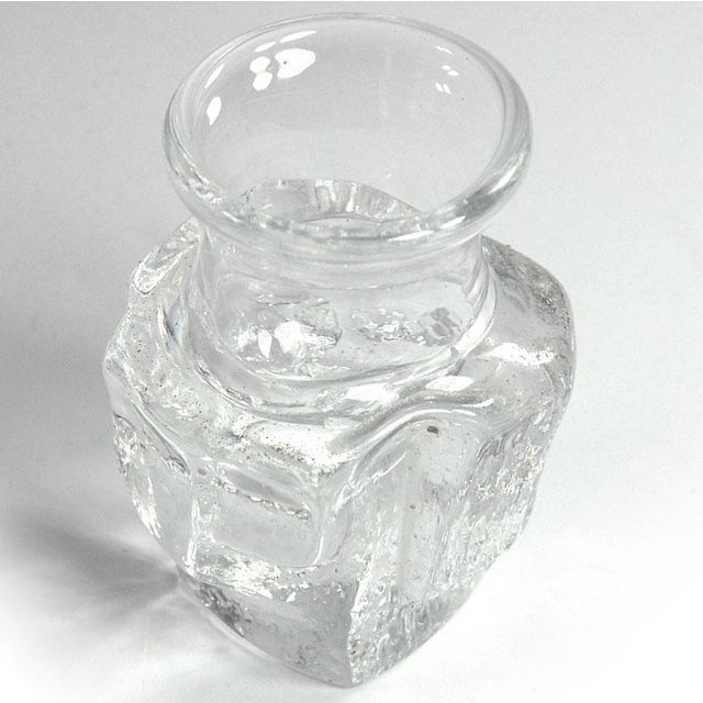 1960s Small Ice Glass by Per Lutken for Holmegaard, 1960s For Sale - Image 5 of 9