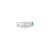 14k White Gold Pear Emerald and Diamond Split Band Ring Size 6 For Sale - Image 9 of 14