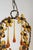 Flower Basket Chandelier with Amber Color Crystals, 1950s For Sale - Image 4 of 18