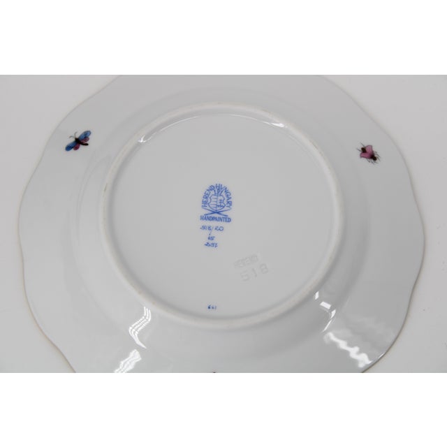 2000 - 2009 Herend Rothchild Bird Salad Dessert Plate 7.5" Never Used For Sale - Image 5 of 5