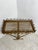 Beautiful small rattan and bamboo console or wall shelf (attributed to the Italian designer Franco Albini). Handcrafted in...