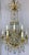 Gold Signed E. F. Caldwell Gilt Bronze and Crystal Louis XVI Style Chandelier For Sale - Image 8 of 12